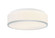 Flush Mounts Drum Shade by Matteo Lighting ( 423 | M15802CH Echo ) 