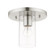 Flush Mounts Glass Down by Livex Lighting ( 107 | 45471-91 Zurich ) 