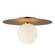Flush Mounts Glass Down by Kuzco Lighting ( 347 | FM15514-BG-UNV Elixir ) 