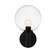 Sconces Single Glass by Matteo Lighting ( 423 | S06001BKCL Cosmo ) 