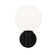 Sconces Single Glass by Matteo Lighting ( 423 | S06001BKOP Cosmo ) 