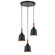 Mini Pendants 3 Light Cluster by Maxilite ( 501 | MX 2318C3-0702 Melrose ) 