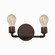 Bathroom Fixtures Two Lights by Justice Designs ( 102 | NSH-8462-DBRZ No Shade Material ) 