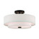 Semi-Flush Mts. Drum Shade by Livex Lighting ( 107 | 51084-92 Monroe ) 