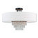 Semi-Flush Mts. Drum Shade by Livex Lighting ( 107 | 51098-92 Carlisle ) 