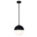 Pendants Metal Shade by Justice Designs ( 102 | FSN-4151-OPAL-MBLK Fusion ) 