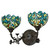 Sconces Double Glass by Meyda Tiffany ( 57 | 262689 Nightfall Wisteria ) 