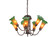 Mini Chandeliers Glass Shade by Meyda Tiffany ( 57 | 160614 Amber/Green ) 
