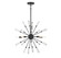 Mid. Chandeliers Starburst by Meridian ( 446 | M7028MBK ) 