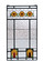 Home Accents Tiffany Windows/Wall Panels by Meyda Tiffany ( 57 | 68104 Aurora Dogwood ) 