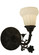 Sconces Single Glass by Meyda Tiffany ( 57 | 126018 White Puffy Rose ) 