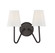 Sconces Double Candle by Meridian ( 446 | M90055ORB Mscon ) 