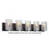 Bathroom Fixtures Five+Lights by Maxilite ( 501 | MX 6148-07-5 Haiden ) 