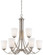 Mid. Chandeliers Glass Up by Minka-Lavery ( 7 | 4969-84 Overland Park ) 