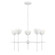 Mid. Chandeliers Metal Shade by Meridian ( 446 | M100131BQW ) 