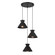 Mini Chandeliers Metal Shade by Meridian ( 446 | M100139MBK ) 