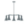 Mid. Chandeliers Glass Down by Montclair Light Works ( 518 | CHC436-40 Flare ) 