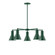 Mid. Chandeliers Glass Down by Montclair Light Works ( 518 | CHC436-42 Flare ) 