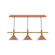 Linear/Island 3 Light Bar by Montclair Light Works ( 518 | CHR422-19-91 Raceway ) 