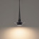Mini Pendants Glass Down by Modern Forms ( 281 | PD-20324-BK Hugo ) 