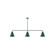 Linear/Island 3 Light Bar by Montclair Light Works ( 518 | MSN420-42 Jynx ) 