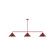 Linear/Island 3 Light Bar by Montclair Light Works ( 518 | MSN422-55 Pinnacle ) 