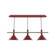 Linear/Island 3 Light Bar by Montclair Light Works ( 518 | CHR422-55-96 Raceway ) 