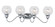 Bathroom Fixtures Four Lights by Maxim ( 16 | 1114CLPC Ballord ) 
