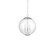 Pendants Glass Down by Meridian ( 446 | M70060CH Mpend ) 