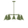 Mid. Chandeliers Metal Shade by Montclair Light Works ( 518 | CHC415-22 Jasmine ) 