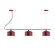 Linear/Island 3 Light Bar by Montclair Light Works ( 518 | CHA419-55 Axis ) 
