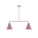 Linear/Island 2 Light Bar by Montclair Light Works ( 518 | MSG420-20 Jynx ) 