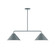 Linear/Island 2 Light Bar by Montclair Light Works ( 518 | MSG422-40 Pinnacle ) 