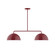 Linear/Island 2 Light Bar by Montclair Light Works ( 518 | MSG432-55 Arcade ) 