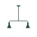 Linear/Island 2 Light Bar by Montclair Light Works ( 518 | MSG436-42-L10 Axis ) 