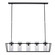 Linear/Island Open Frame by Trans Globe Imports ( 110 | 11395 BK Nova ) 