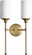 Sconces Double Glass by Quorum ( 19 | 5309-2-80 Celeste ) 