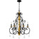 Mid. Chandeliers Candle by Quoizel ( 10 | AEA5026MBK Althea ) 