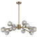 Mid. Chandeliers Starburst by Trans Globe Imports ( 110 | 11669 AG Sequoia ) 