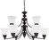 Mid. Chandeliers Glass Up by Nuvo Lighting ( 72 | 60-3171 Empire ) 