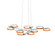 Large Chandeliers Ring/Halo by Sonneman ( 69 | 2656.03A Light Guide Ring ) 