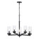 Mid. Chandeliers Glass Up by Trans Globe Imports ( 110 | 71735 BK Meadowlark ) 