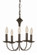 Mini Chandeliers Candle by Trans Globe Imports ( 110 | 9015 ROB Candle ) 