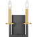 Sconces Double Candle by Progress Lighting ( 54 | P300214-143 Blakely ) 