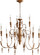 Mid. Chandeliers Candle by Quorum ( 19 | 6006-9-94 Salento ) 