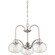 Mid. Chandeliers Glass Down by Quoizel ( 10 | TRG5103BN Trilogy ) 