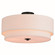 Semi-Flush Mts. Drum Shade by Vaxcel ( 63 | C0258 Burnaby ) 