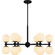 Mid. Chandeliers Geometric/Linear by Quoizel ( 10 | PCELS5031MBK Elser ) 