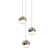 Mini Pendants 3 Light Cluster by Sonneman ( 69 | 2914.13-LRG Grapes ) 