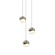 Mini Pendants 3 Light Cluster by Sonneman ( 69 | 2914.13-MED Grapes ) 